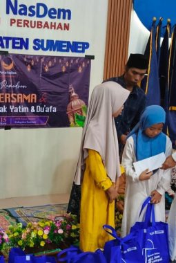 Perkuat Soliditas Partai di Bulan Ramadhan, DPD NasDem Sumenep Gelar Do’a Bersama dan Santunan Anak Yatim-Dhuafa