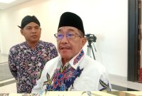 Foto: KH Imam Hasyim Wakil Bupati Sumenep usai menghadiri rapat paripurna DPRD penyampaian LKPJ Bupati Sumenep Tahun 2025