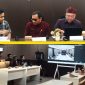 Ketua Pansus I DPRD Sumenep, M. Mirza Khomaini Hamid, S.H, (kiri) saat menghadiri rapat pemaparan akademisi dari UTM terkait Raperda Pengelolaan BMD di kantor Badan Keuangan Aset Daerah Kabupaten Sumenep.