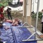 Bupati Sumenep Achmad Fauzi Wongsojudo saat memantau langsung pemotongan hewan kurban