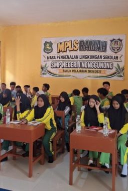 MPLS Ramah SMPN 1 Nonggunong, Sekolah Nyaman Bebas Perundungan