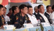 Konferensi pers pengungkapan 2.6 ton sabu cair di perairan karimun oleh Bea Cukai, BNN, dan Polda Kepri