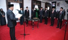 Bupati Sumenep Lantik Empat Kepala OPD, Tekankan Integritas, Kolaborasi dan Pelayanan Publik