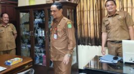 Sekretaris Daerah, Agus Dwi Saputra, saat melakukan kunjungan kerja ke Dinas Komunikasi dan Informatika Kabupaten Sumenep @Yasik Media Center