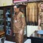 Sekretaris Daerah, Agus Dwi Saputra, saat melakukan kunjungan kerja ke Dinas Komunikasi dan Informatika Kabupaten Sumenep @Yasik Media Center