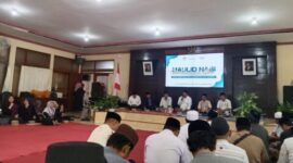 Dinas Komunikasi dan Informatika Kabupaten Sumenep menggelar peringatan maulid nabi besar Muhammad SAW @Media Center