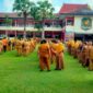 Aparatur Sipil Negara (ASN) di lingkungan Pemkab Sumenep saat upacara gabungan di halaman Kantor Pemkab Sumenep @Suaradara.com