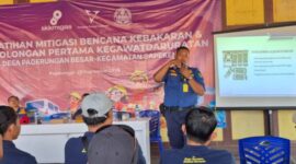 Pelatihan Mitigasi Bencana Kebakaran dan Pertolongan Pertama Kegawatdaruratan oleh Gugus Tanggap Becana Desa Pangerungan Besar, Kecamatan Sapeken @Suaradara.com