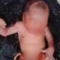 Foto: Seorang bayi laki-laki yang ditemukan warga Prenduan, di pinggir jalan
